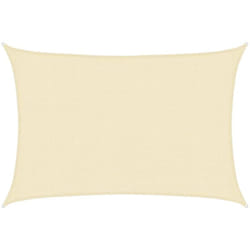 Vidaxl - Voile d'ombrage 160 g/m² Crème 2,5x3,5 m pehd