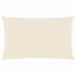 vidaXL Voile d'ombrage 160 g/m² Crème 2,5x4,5 m PEHD - TU