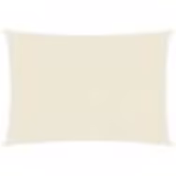 vidaXL Voile d'ombrage 160 g/m² Crème 3x4,5 m PEHD - TU