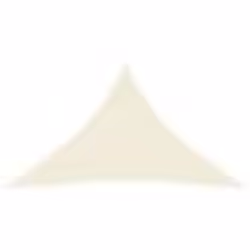 vidaXL Voile d'ombrage 160 g/m² Crème 2,5x2,5x3,5 m PEHD - TU