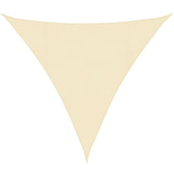 Vidaxl - Voile d'ombrage 160 g/m² Crème 4x4x4 m pehd
