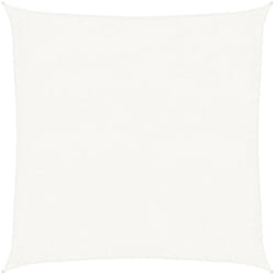 Voile d'ombrage 160 g/m² Blanc 3x3 m PEHD