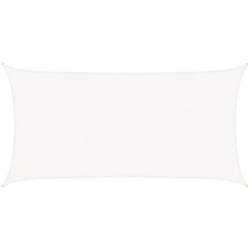 Voile d'ombrage 160 g/m² Blanc 2x3,5 m PEHD vidaXL