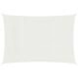 vidaXL Voile d'ombrage 160 g/m² Blanc 2x5 m PEHD - TU