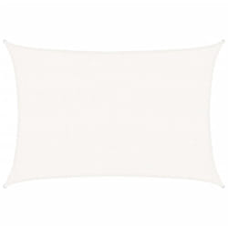 Vidaxl - Voile d'ombrage 160 g/m² Blanc 2,5x3,5 m pehd