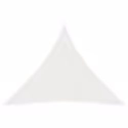 vidaXL Voile d'ombrage 160 g/m² Blanc 3x3x3 m PEHD
