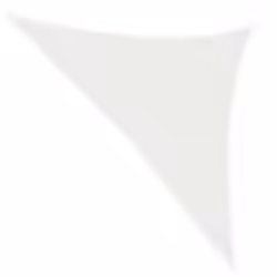 vidaXL Voile d'ombrage 160 g/m² Blanc 5x5x6 m PEHD