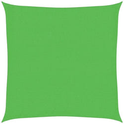 Vidaxl - Voile d'ombrage 160 g/m² Vert clair 2,5x2,5 m pehd