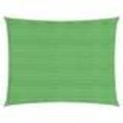 vidaXL Voile d'ombrage 160 g/m² Vert clair 2,5x3 m PEHD - TU