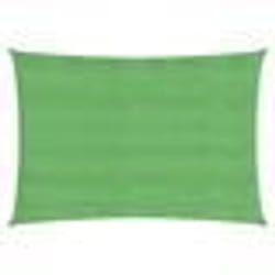 vidaXL Voile d'ombrage 160 g/m² Vert clair 5x7 m PEHD