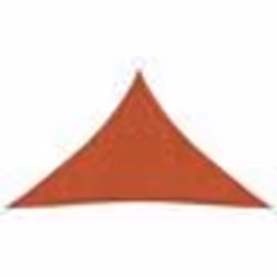 vidaXL Voile d'ombrage 160 g/m² Terre cuite 2,5x2,5x3,5 m PEHD