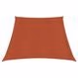 vidaXL Voile d'ombrage 160 g/m² Terre cuite 3/4x2 m PEHD - TU