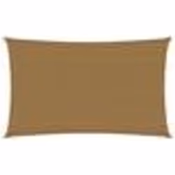 vidaXL Voile d'ombrage 160 g/m² Taupe 2x4,5 m PEHD - TU