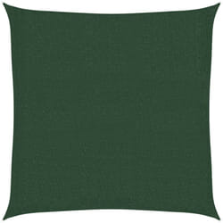 Vidaxl - Voile d'ombrage 160 g/m² Vert foncé 3x3 m pehd