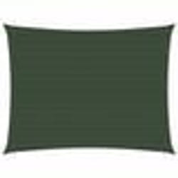 vidaXL Voile d'ombrage 160 g/m² Vert foncé 2x3 m PEHD