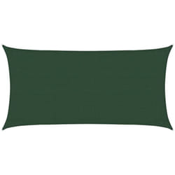 Vidaxl - Voile d'ombrage 160 g/m² Vert foncé 3x6 m pehd