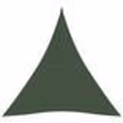 vidaXL Voile d'ombrage 160 g/m² Vert foncé 4x5x5 m PEHD - TU