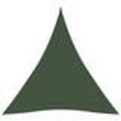 vidaXL Voile d'ombrage 160 g/m² Vert foncé 4x5x5 m PEHD - TU