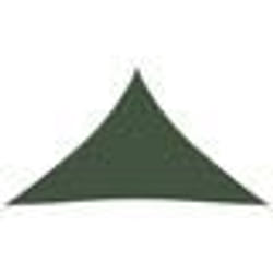 vidaXL Voile d'ombrage 160 g/m² Vert foncé 5x5x6 m PEHD - TU