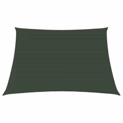 vidaXL Voile d'ombrage 160 g/m² Vert foncé 3/4x2 m PEHD - TU