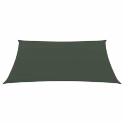 vidaXL Voile d'ombrage 160 g/m² Vert foncé 3/4x3 m PEHD - TU