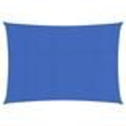 vidaXL Voile d'ombrage 160 g/m² Bleu 2x4 m PEHD - TU