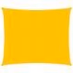 vidaXL Voile d'ombrage 160 g/m² carré jaune 5x5 m PEHD