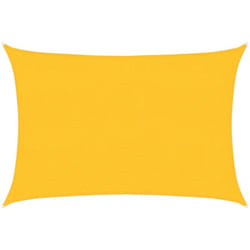 Vidaxl - Voile d'ombrage 160 g/m² rectangulaire jaune 2x2,5 m pehd