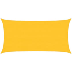 Vidaxl - Voile d'ombrage 160 g/m² rectangulaire jaune 4x7 m pehd