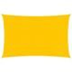 vidaXL Voile d'ombrage 160 g/m² rectangulaire jaune 5x6 m PEHD