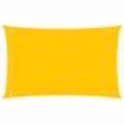 vidaXL Voile d'ombrage 160 g/m² rectangulaire jaune 5x7 m PEHD