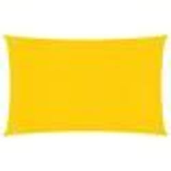 vidaXL Voile d'ombrage 160 g/m² rectangulaire jaune 5x7 m PEHD