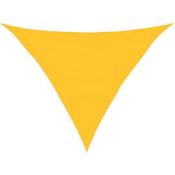 Vidaxl - Voile d'ombrage 160 g/m² triangulaire jaune 5x5x6 m pehd