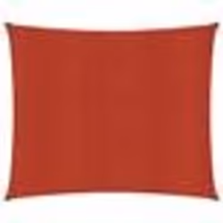 vidaXL Voile d'ombrage 160 g/m² Rouge 4,5x4,5 m PEHD - TU