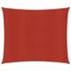 vidaXL Voile d'ombrage 160 g/m² Rouge 4,5x4,5 m PEHD - TU