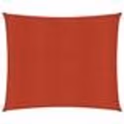 vidaXL Voile d'ombrage 160 g/m² Rouge 2x2,5 m PEHD - TU