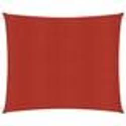 vidaXL Voile d'ombrage 160 g/m² Rouge 2x2,5 m PEHD - TU