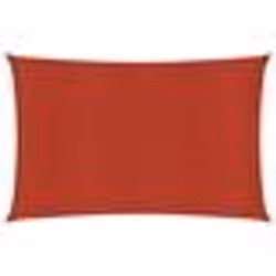 vidaXL Voile d'ombrage 160 g/m² Rouge 2,5x4,5 m PEHD - TU