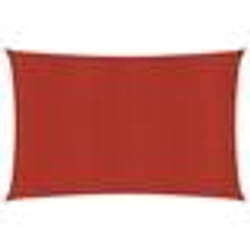 vidaXL Voile d'ombrage 160 g/m² Rouge 2,5x4,5 m PEHD - TU