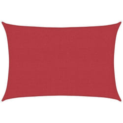 Vidaxl - Voile d'ombrage 160 g/m² Rouge 3,5x4,5 m pehd