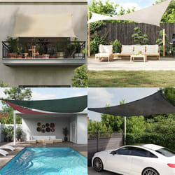 vidaXL Voile d'ombrage 160 g/m² Rouge 4x7 m PEHD - TU
