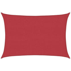 Vidaxl - Voile d'ombrage 160 g/m² Rouge 5x6 m pehd