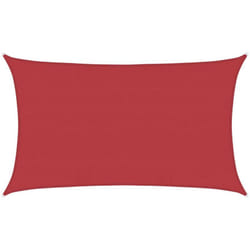 Vidaxl - Voile d'ombrage 160 g/m² Rouge 5x8 m pehd