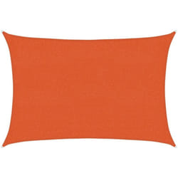 vidaXL Voile d'ombrage 160 g/m² Orange 2x3 m PEHD
