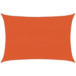 vidaXL Voile d'ombrage 160 g/m² Orange 2,5x3,5 m PEHD - TU