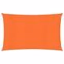 vidaXL Voile d'ombrage 160 g/m² rectangulaire orange 5x7 m PEHD