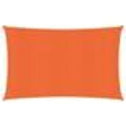 vidaXL Voile d'ombrage 160 g/m² rectangulaire orange 5x7 m PEHD