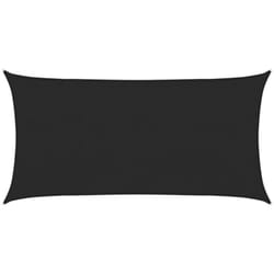 Voile d'ombrage 160 g/m² Noir 2x4 m PEHD