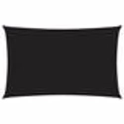 vidaXL Voile d'ombrage 160 g/m² Noir 5x7 m PEHD