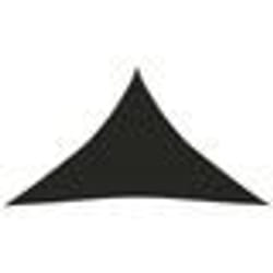 vidaXL Voile d'ombrage 160 g/m² Noir 3x3x4,2 m PEHD - TU